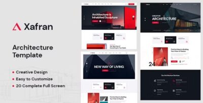 Xafran - Architecture & Interior HTML5 Template