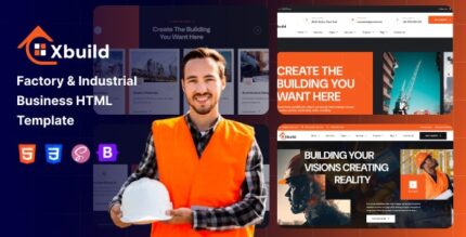 Xbuild - Factory & Industrial Business HTML Template