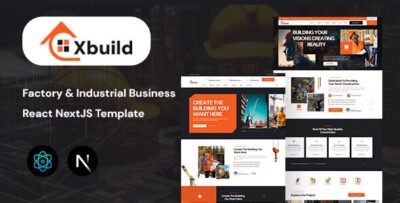 Xbuild - Factory & Industrial Business React NextJS Template