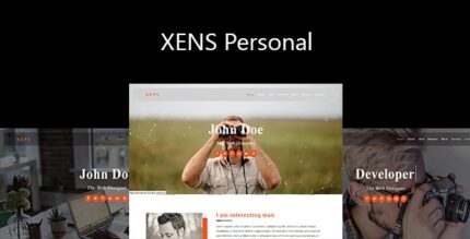 Xens - Personal Portfolio Responsive Template