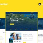 Yache - Scuba Diving Center Elementor Pro Full Site Template Kit