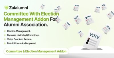 Zaialumni - Committee With Election Management Addon For Alumni Association. NULLED