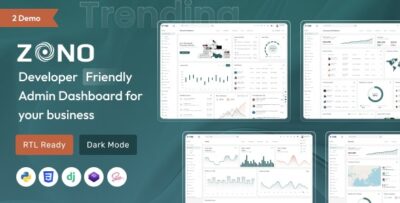 Zono - Django Admin & Dashboard Template