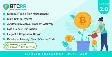 btcRR - Bitcoin Investment Platform - NULLED v2.0