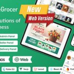 eGrocer - Online Multi Vendor Grocery Store, eCommerce Marketplace Flutter Full App with Admin Panel v2.0.2