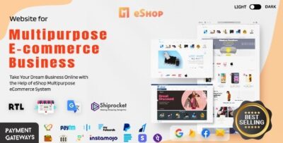 eShop Web - Multi Vendor eCommerce Marketplace CMS v2.9.3