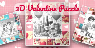 3D Valentine Puzzle - Cross Platform Puzzle Game