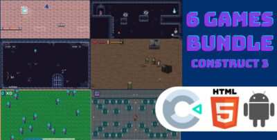 6 Games Bundle HTML5 - Construct 3