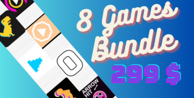 8 GAMES BUNDLE - HTML5 - AdMob - Capx