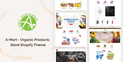 A-Mart - Organic Products Store Shopify Theme