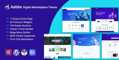 Aabbe - Digital Marketplace WordPress Theme