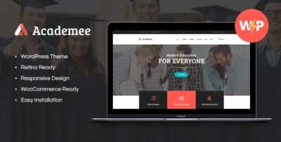 Academee Education Center & Training Courses WordPress Theme