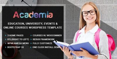 Academia - Education Center WordPress Theme