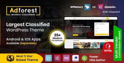 AdForest - Classified Ads WordPress Theme v5.1.3