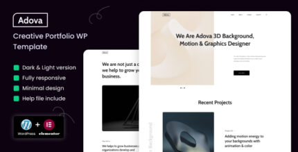 Adova - Creative Portfolio WordPress Theme