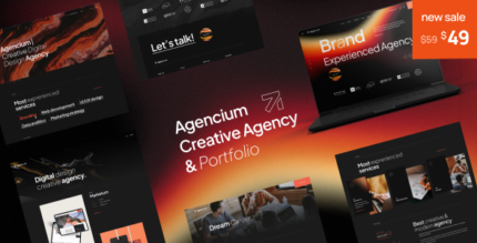 Agencium Creative Agency & Portfolio WordPress Theme