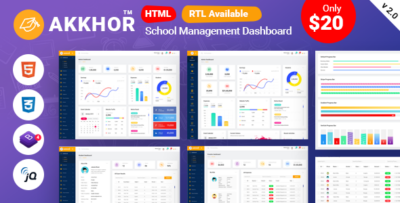 Akkhor - School Management Admin Template