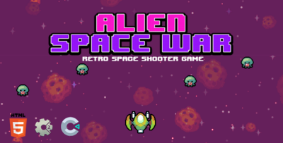 Alien Space War - Construct Game