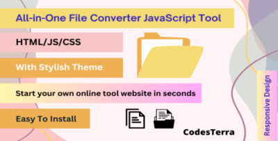 All-in-One File Converter HTML Template With Script