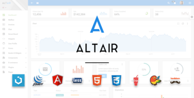 Altair - Admin Material Design UIkit Template