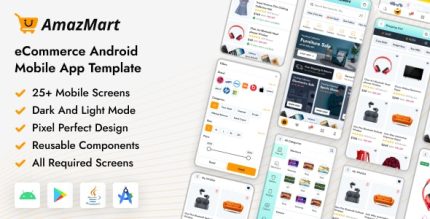 Amazmart - eCommerce Android Mobile App Template