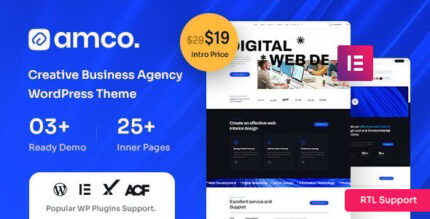 Amco - Creative Business Agency WordPress Theme