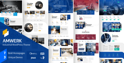 Amwerk - Industry & Corporate Business WordPress Theme