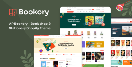 Ap Bookory- Book shop & Stationery Shopify Theme