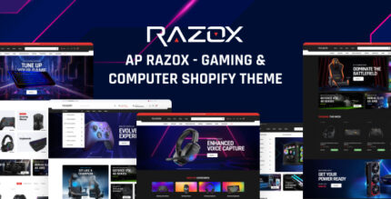 Ap Razox - Gaming & Computer Shopify Theme