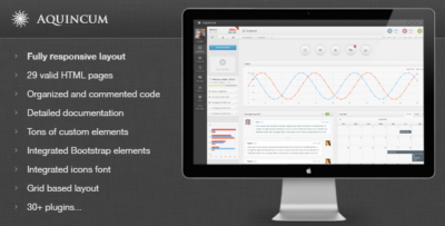 Aquincum - Premium Responsive Admin Template