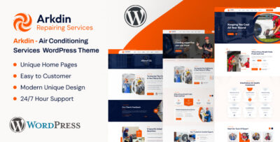 Arkdin - Air Conditioning Services WordPress Theme