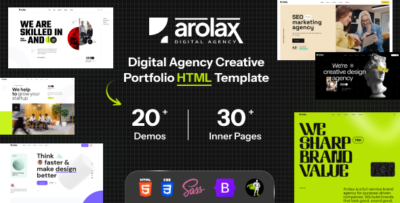 Arolax Creative Digital Agency Theme