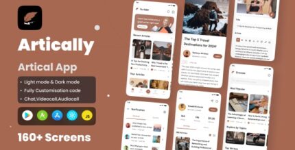 Artically - Article & Blog App React Native Expo Ui Kit