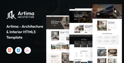 Artima - Modern Architecture & Interior HTML5 Template