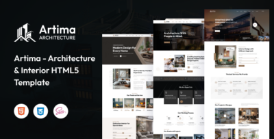 Artima – Modern Architecture & Interior HTML5 Template