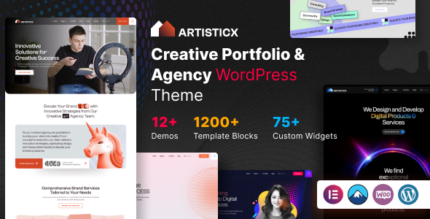 Artisticx - Creative Agency & Portfolio WordPress Theme