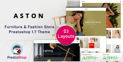 Aston - Fashion Ecommerce Prestashop Theme for Furniture & Clothes