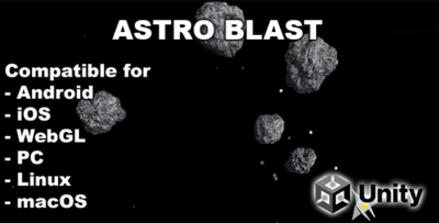 Astro Blast - Top-Down Unity Game Source Code