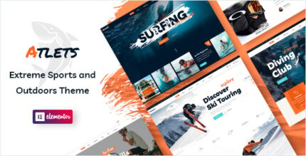 Atlets - Extreme and Outdoors WordPress Theme