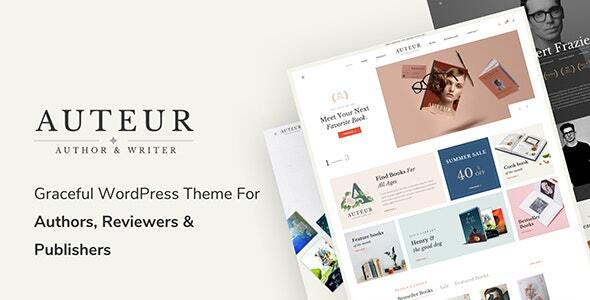 Auteur - WordPress Theme for Authors and Publishers Auteur - WordPress Theme for Authors and Publishers