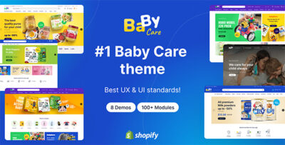 BabyCare - Kids Baby Store Shopify 2.0 Theme