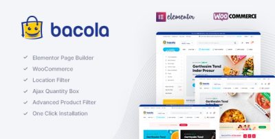 Bacola - Grocery Store and Food eCommerce Theme v1.4.6