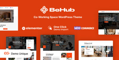 BeHub Coworking Space WordPress Theme