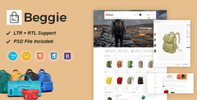 Beggie Responsive OpenCart Theme