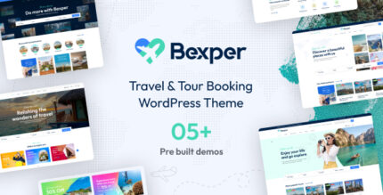 Bexper - Travel & Tour Booking WordPress Theme