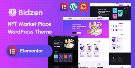 Bidzen - NFT Marketplace WordPress Theme