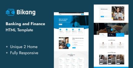 Bikang - Banking & Finance HTML Template