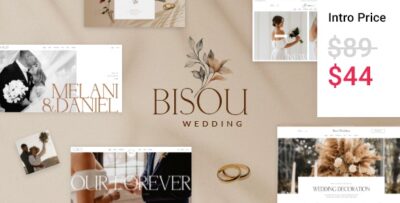 Bisou - Wedding WordPress Theme