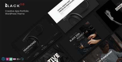 Blackdsn - Creative Ajax Portfolio WordPress Theme