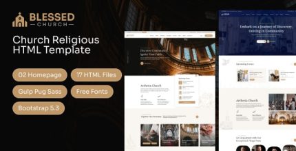 Blessed - HTML Template for Church